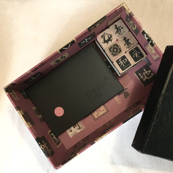 Vintage 90s Wooden Chinese Rubber Stamps + Inkpad + Box - Picture 11 of 15